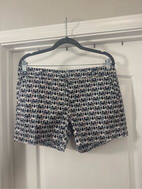 Banana Republic Navy and White Elephant Shorts